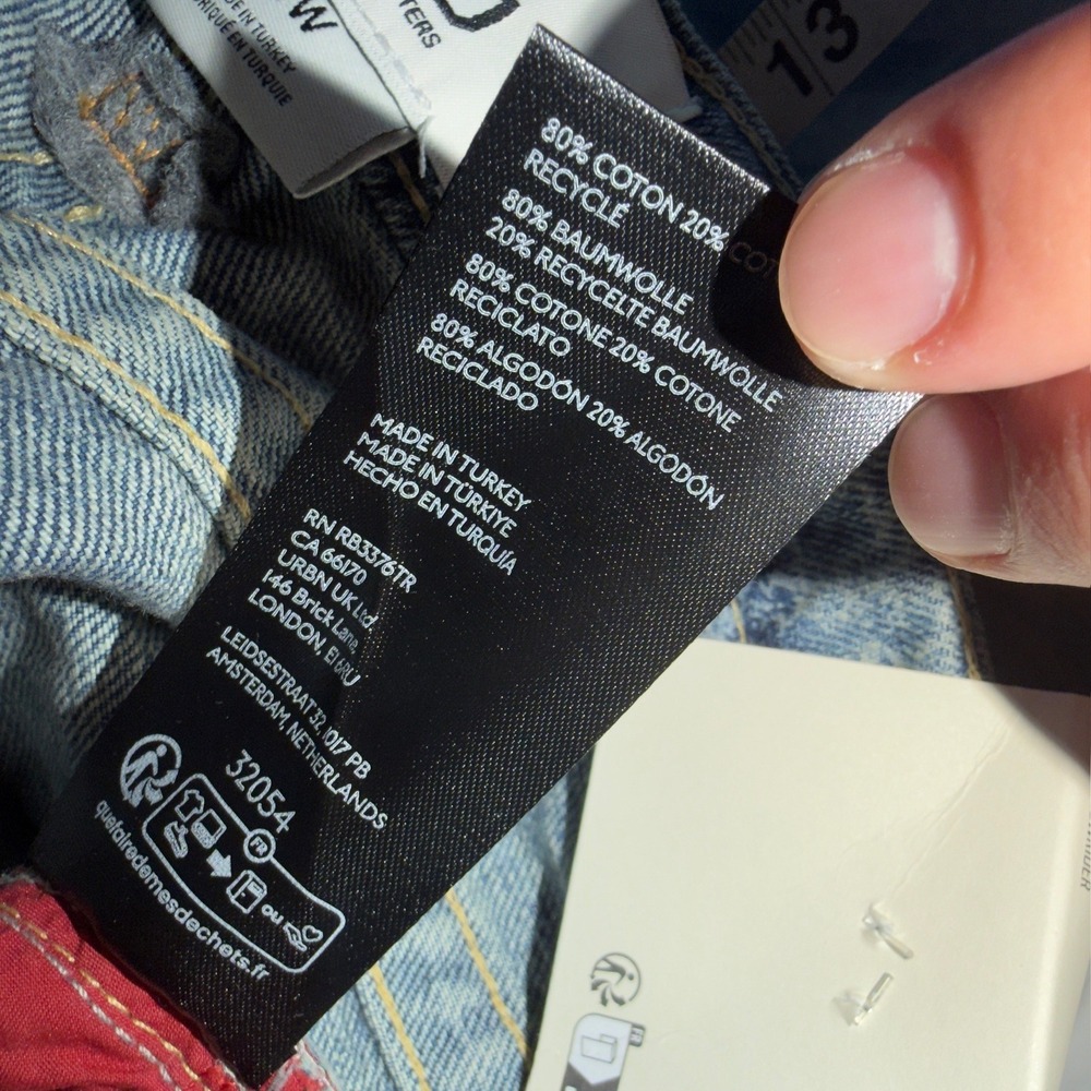BDG Urban Outfitters Kayla Lowrider Toile Print Slouchy Boyfriend Jeans 24W - Picture 8 of 16